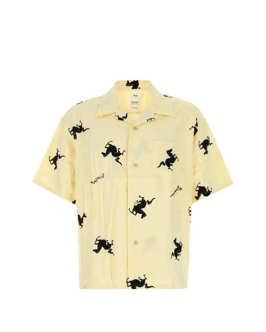Visvim Metallic Horse-Print Short-Sleeve Shirt for men
