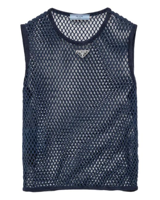 Prada Blue Top