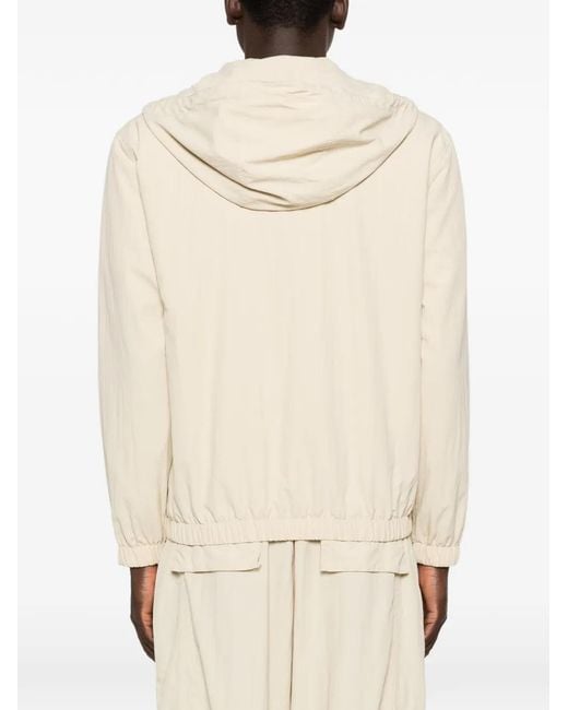 Etudes Studio Natural Zip-Up Hooded Windbreaker