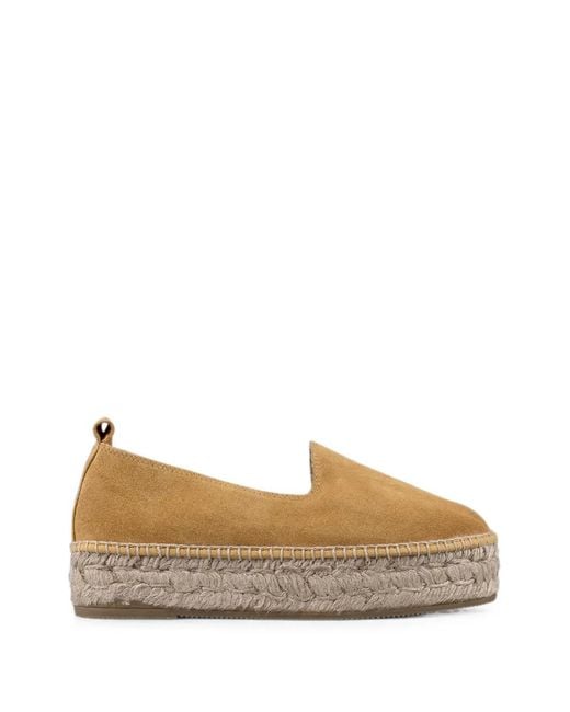 Espadrilles Brown Platform Slip-On