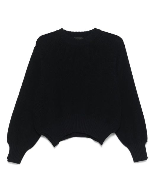 Roberto Collina コットン プルオーバー Black