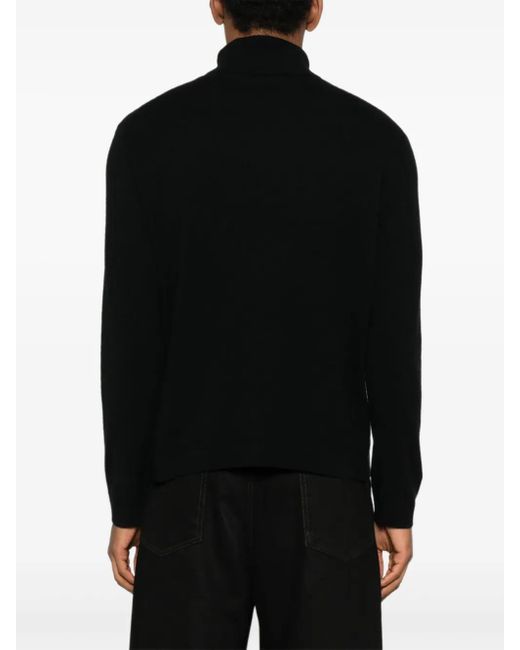 Lisa Yang Black Aksel Roll-Neck Sweater for men