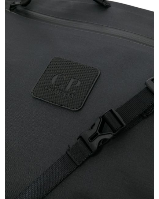 C P Company Black Logo-patch Shoulder Bag for men