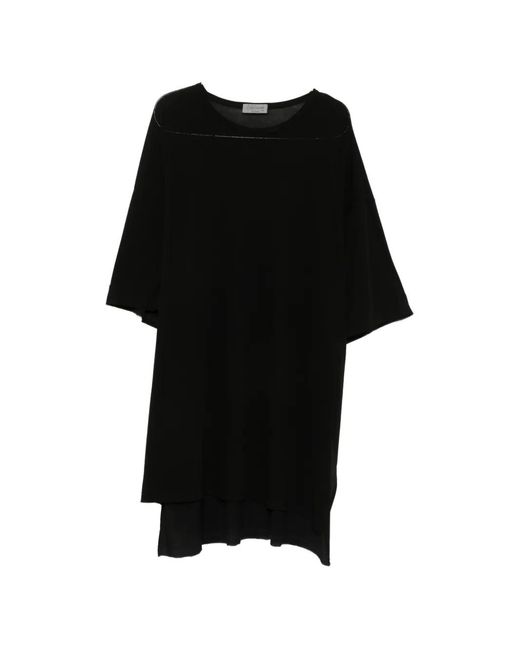 Yohji Yamamoto Black Oversized Side-Slit T-Shirt for men