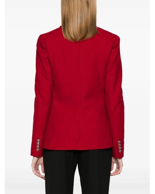 Blazer À Patch Logo Ralph Lauren en coloris Red
