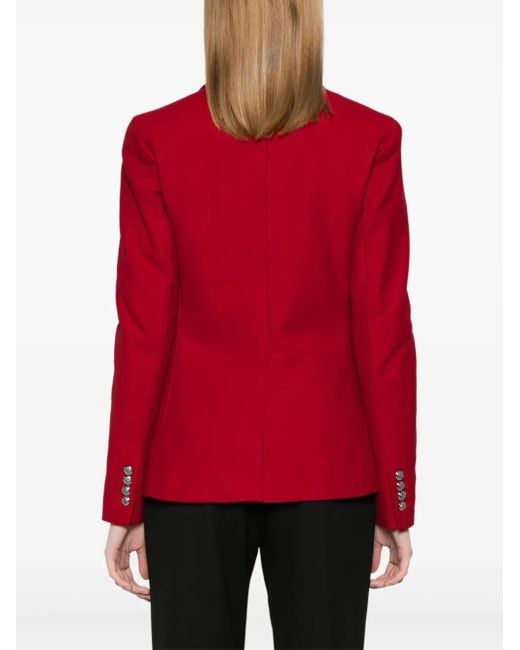 Ralph Lauren Red Logo-Patch Blazer