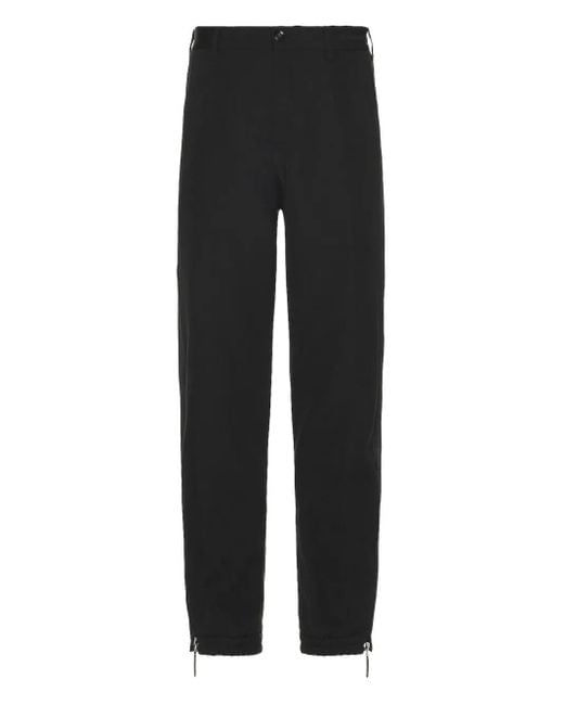 Burberry Black Zip-Details Trousers for men
