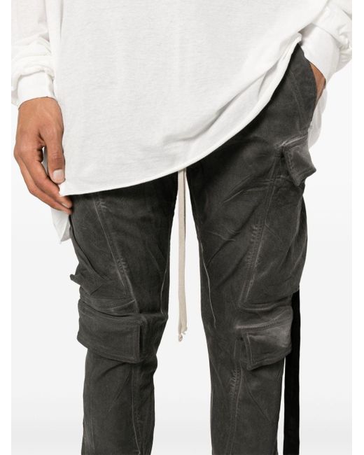 Rick Owens Mastodon Megacargo Slim-Fit-Jeans in Gray für Herren