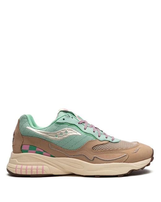Saucony Green 3D Grid Hurricane "Earth Citizen" Sneakers