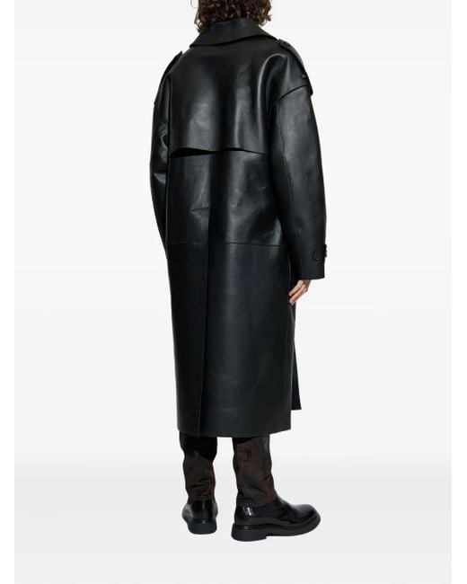 Gabardina con cinturón DSquared² de hombre de color Black