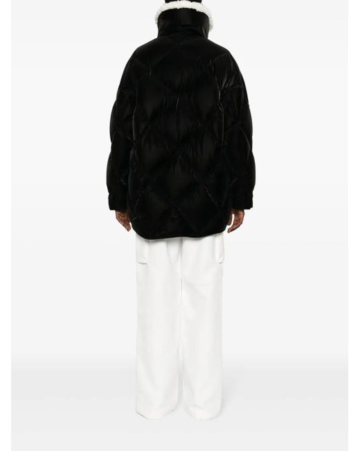 Ienki Ienki Black Shearling Queen Padded Jacket