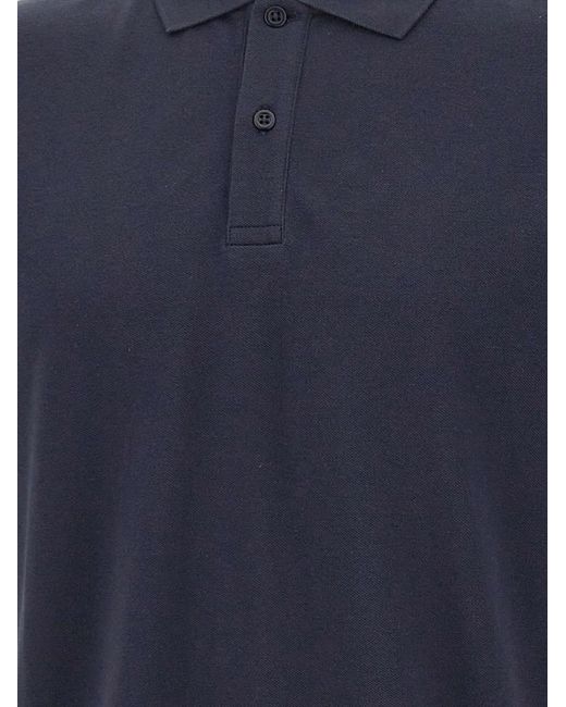 Dekker Blue Short-Sleeve Logo Polo Shirt for men