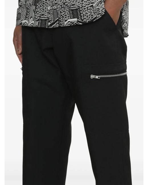 Comme des Garçons Black Zip-Pocket Trousers for men