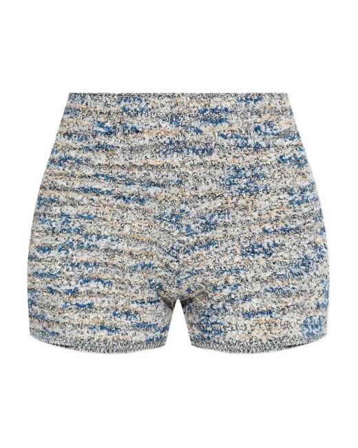 Gestuz Tweed Shorts in het Blue
