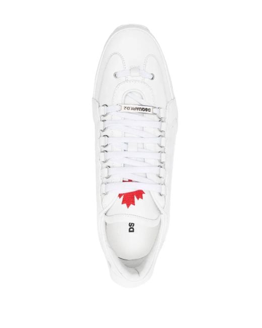 DSquared² White Dsquared Legendary Low-Top Sneakers for men