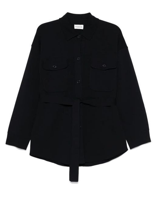 P.A.R.O.S.H. Black Knitted Shirt