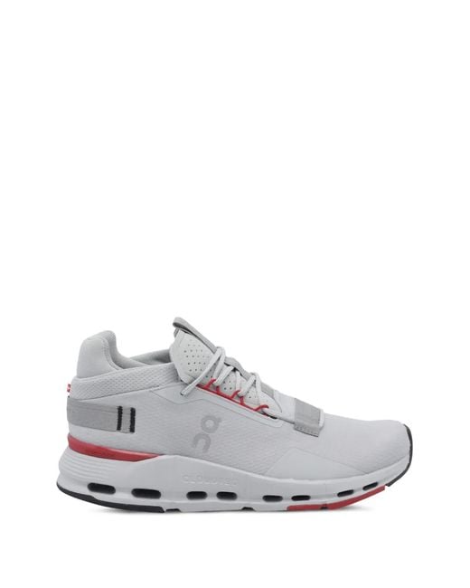 On Shoes White Cloudnova Sneakers for men