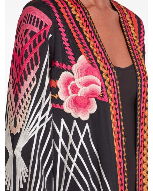 Temperley London Romina Jas Met Borduurwerk in het Black