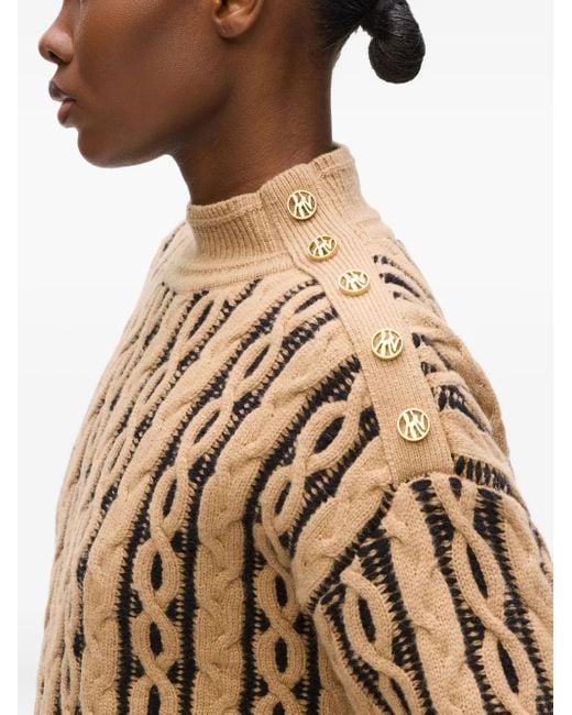 Jersey de punto de ochos Karl Lagerfeld de color Brown