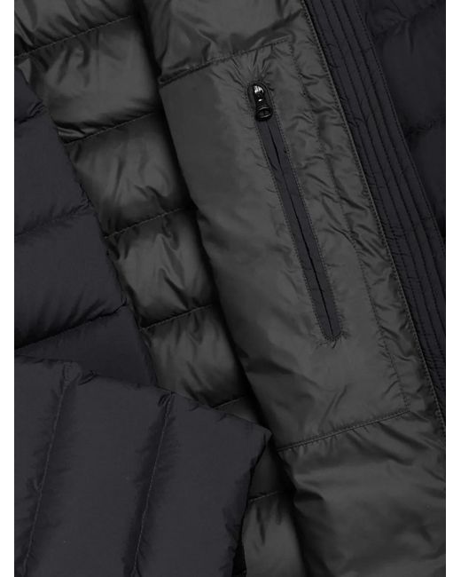 Colmar Black Hooded Down Jacket for men