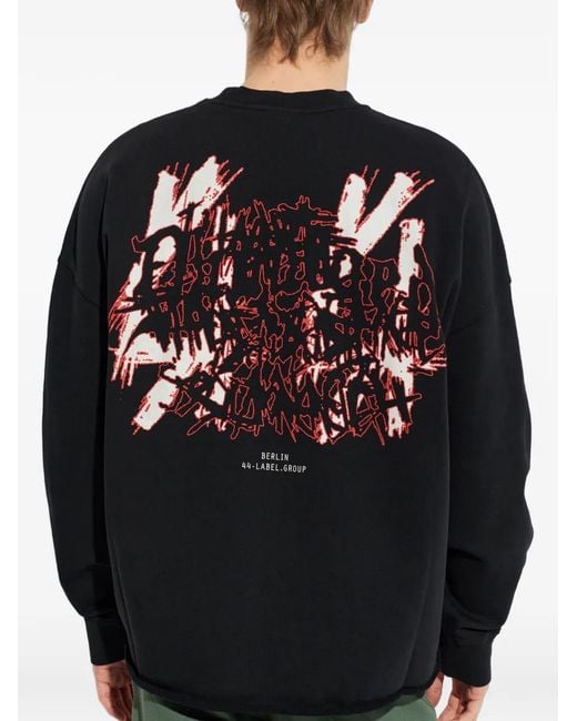 44 Label Group Blue Sweat À Col Rond for men