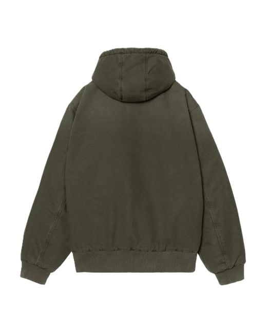 Carhartt Kapuzenjacke mit gestepptem Futter in Green für Herren