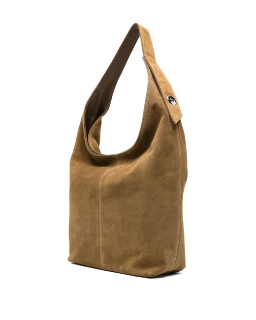 Maeden Brown Monday Suede Shoulder Bag