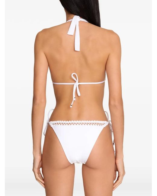 Amir Slama White Tie Bikini