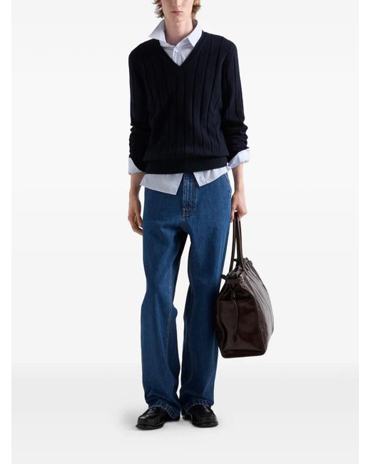 Prada Blue Jean À Coupe Légère for men
