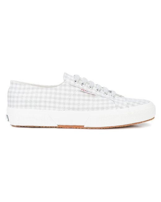superga gingham sneakers