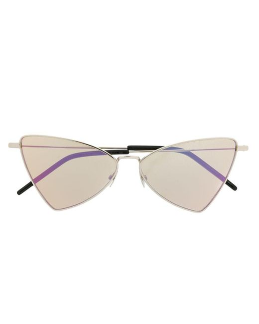 Saint Laurent Multicolor Sonnenbrille mit dreieckigem Gestell