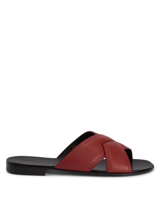 Giuseppe Zanotti Red Sandals for men