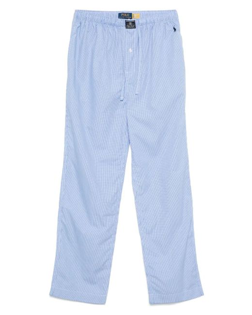 Polo Ralph Lauren Blue Polo-Pony Pajama Trousers for men