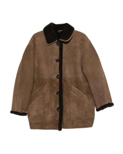 Soeur Brown Breda Button-Up Coat