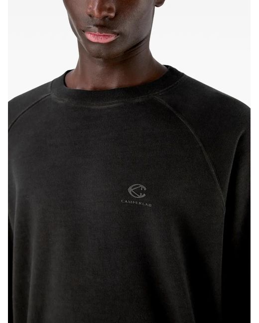 CAMPERLAB Black Crew-Neck Sweatshirt