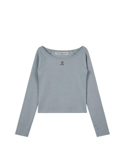 Rest&Recreation Blue Long-Sleeve T-Shirt
