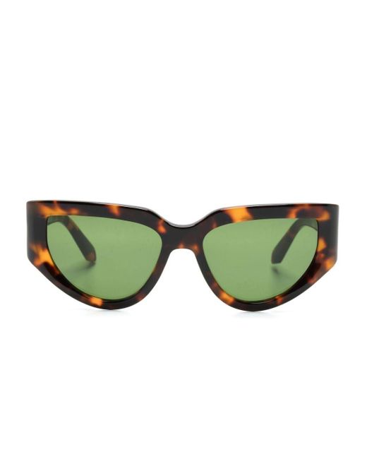 Off-White c/o Virgil Abloh Green Seward Cat-eye Frame Sunglasses for men