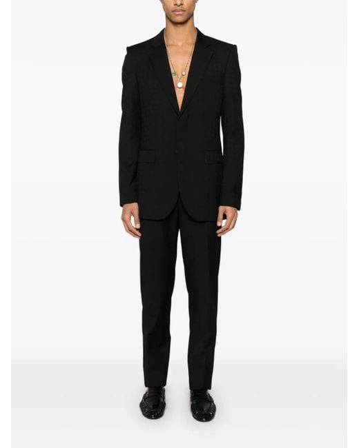 Givenchy Black Monogram 72-Jacquard Blazer for men