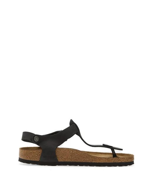 Birkenstock White Kairo Buckle-Fastening Sandals