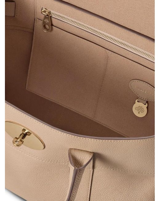 Mulberry Natural Small Bayswater Leather Tote Bag