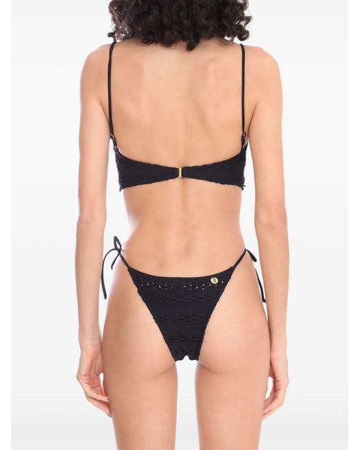 Amir Slama Black X Jade Picon Openwork Swimsuit