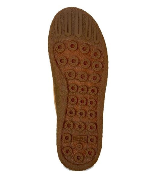 Camper Brown Peu Terreno Suede Lace-Up Desert Boots for men