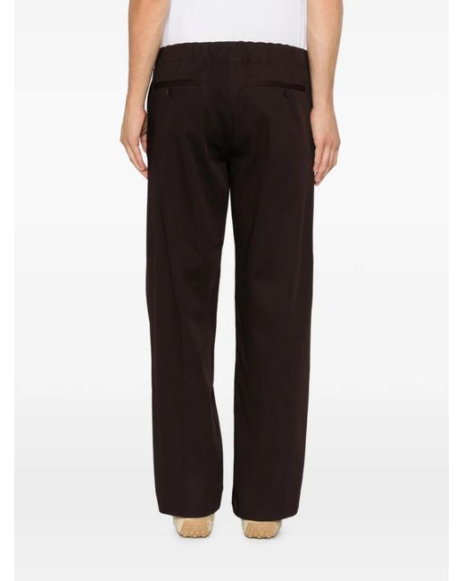 Sandro White Wide-Leg Trousers for men