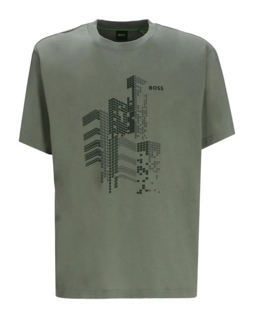 Boss Green Graphic-Print T-Shirt for men