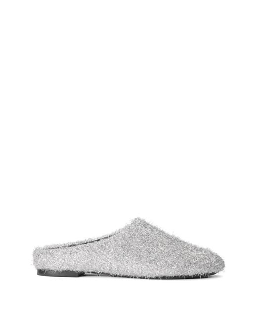 Simon Miller White Mules Tinsel Riad