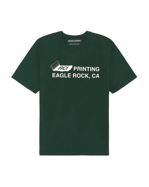 メンズ Reese Cooper Eagle Rock グラフィック Tシャツ Green