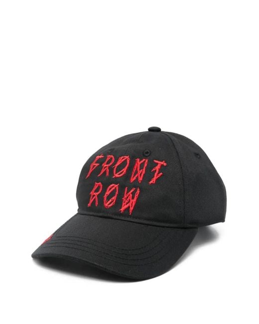 44 Label Group Black Front Row Cotton Gabardine Cap