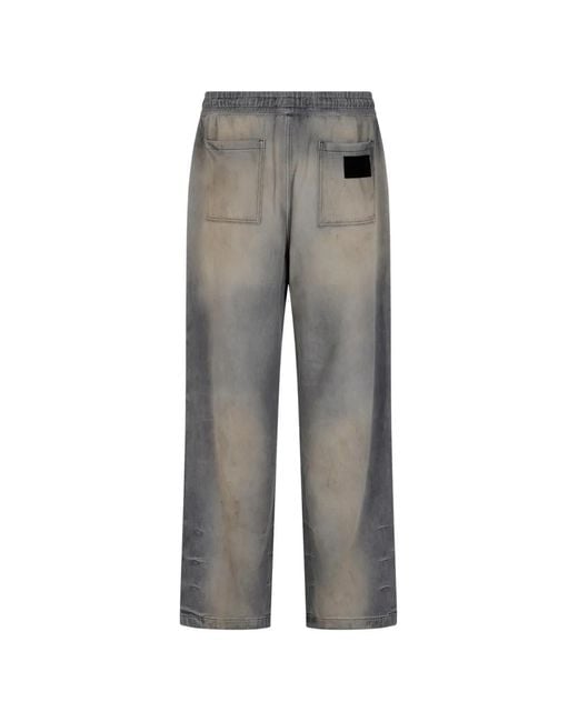 Amiri Gray Drawstring Trousers for men