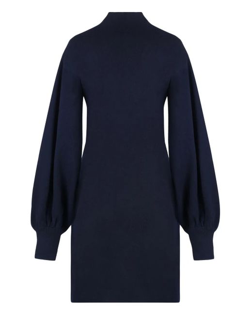 Malo Blue Cashmere Dress