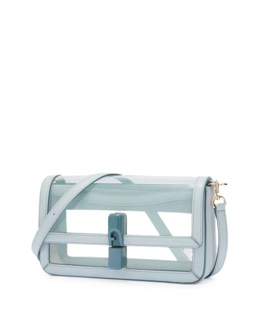 Furla Blue Small Iride Cross Body Bag